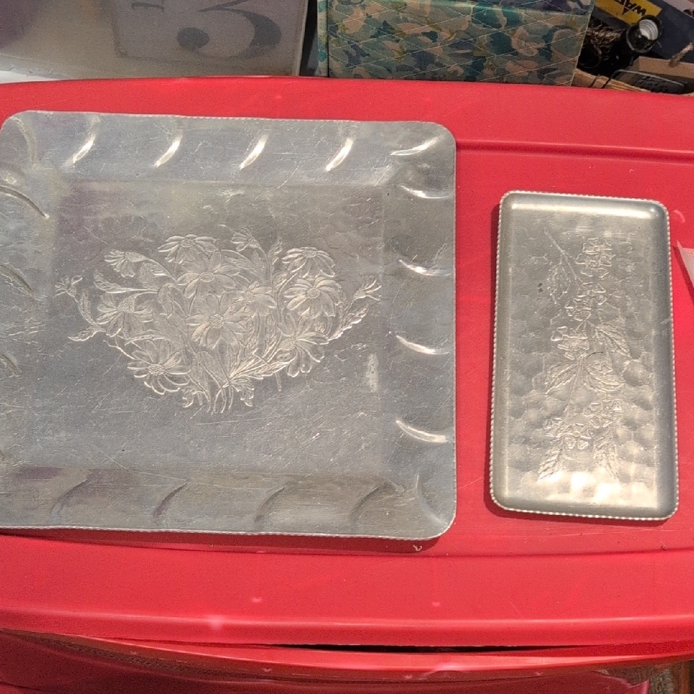Decorative Metal Serving Trays